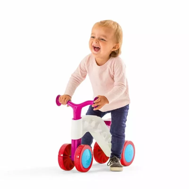 Chillafish Itsibitsi 4-in-1 umwandelbares Rutschfahrzeug, Pink, 1-3 Jahre