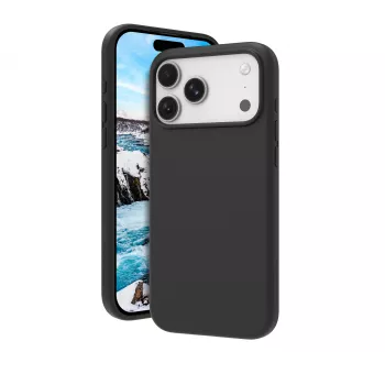 DBRAMANTE1928 Monaco Hülle für iPhone 18 Pro Max / 17 Pro Max - Night Black