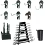 raaco 110532 Werkzeughaken-Clip-Set 53-teilig für Lochplatten