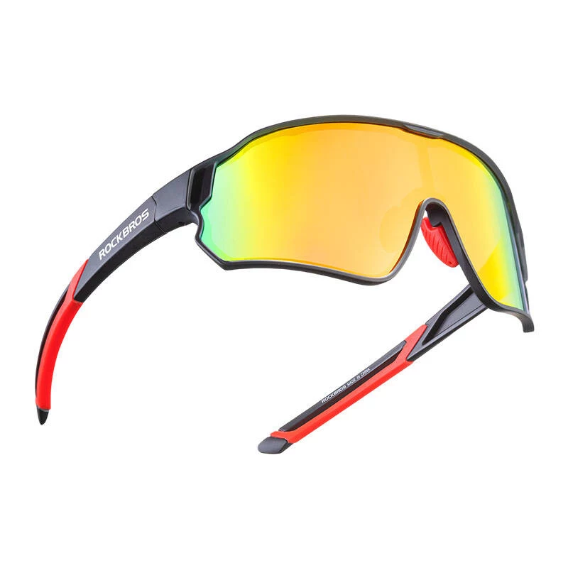 Rockbros Photochrome Fahrradbrille 10135R Rot