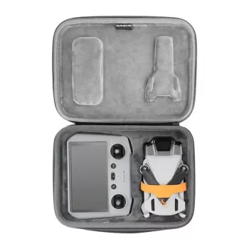 Sunnylife Tasche für DJI Mini 3 / Mini 3 Pro – Graue tragbare Transporttasche mit individuellen Fächern