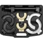 YATO YT-2536 MacPherson-Federbein-Federspanner-Set, 3 Backenpaare, 65-212 mm, 1 Tonne