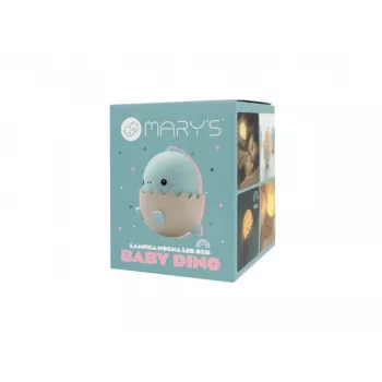 ECO LIGHT MW20794 Dinosaurier-Nachtlampe für Kinder, LED, 0,75W, USB-aufladbar, Touch-Sensor, Warmweiß & RGB