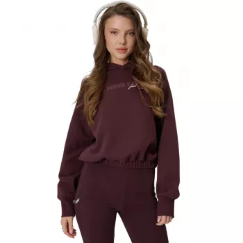 4F Damen Sweatshirt Dunkelbraun F2175 Größe L