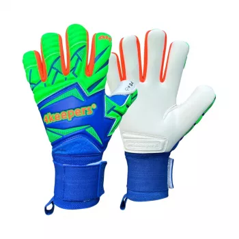 4Keepers Force V5.25 Twist HNC Torwarthandschuhe Blau-Grün Größe 8.5