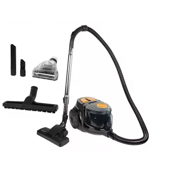 BLOW C899 beutelloser Zyklon-Staubsauger, 700 W, 2,5 L, HEPA H13, Schwarz/Rot