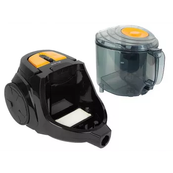 BLOW C899 beutelloser Zyklon-Staubsauger, 700 W, 2,5 L, HEPA H13, Schwarz/Rot