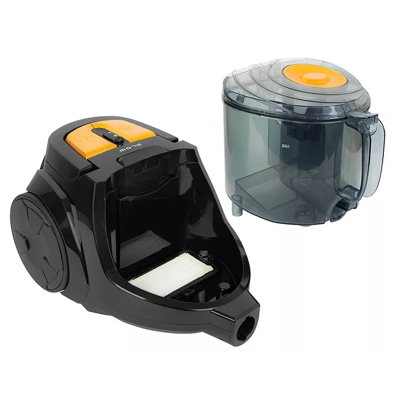 BLOW C899 beutelloser Zyklon-Staubsauger, 700 W, 2,5 L, HEPA H13, Schwarz/Rot