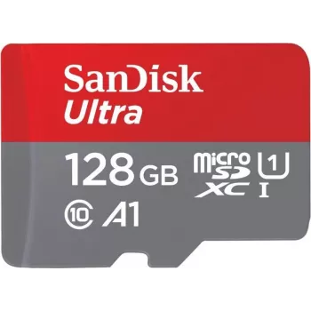 SanDisk microSDHC Ultra 128GB UHS-I Class 10 100MB/s mit SD-Adapter 00215483