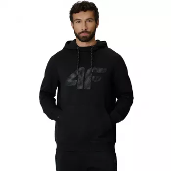 4F Herren Sweatshirt M2548 Tiefschwarz Größe M