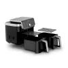 Ninja Dual Zone XL DZ950EU Heißluftfritteuse 9,5 L 2470 W, Schwarz/Grau