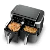 Ninja Dual Zone XL DZ950EU Heißluftfritteuse 9,5 L 2470 W, Schwarz/Grau
