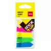 DELI Stick Up Index Flags PP 50x12 mm 100 Blatt sortierte Farben (D338199)