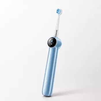 RANVOO PH5 Bubble Sonic Elektrische Zahnbürste, 38.000 VPM, 5 Modi, IPX7, USB-Aufladung, Blau