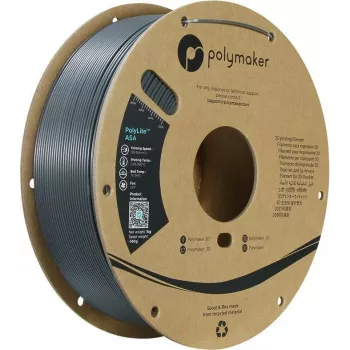 Polymaker PolyLite ASA Filament 1,75mm 1kg Dunkelgrau PF01037
