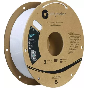 Polymaker PA02096 PLA Filament 1,75 mm 1 kg Cool White High Stiffness