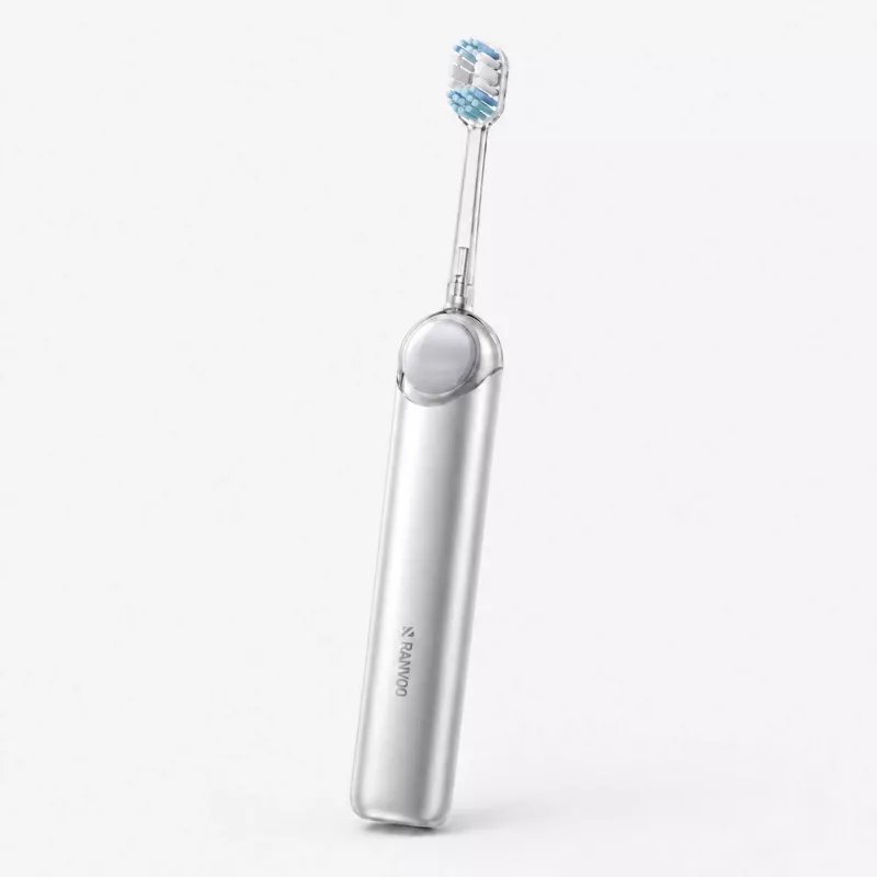 RANVOO PQ5 Pure Sonic Elektrische Zahnbürste Silber