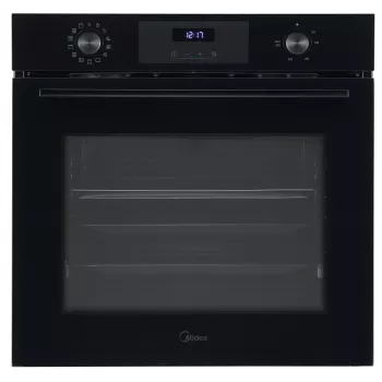 Midea MBO7NM30D0-BK Einbau-Elektrobackofen, 73 L, Pyrolytische Selbstreinigung, Touch-Steuerung, Schwarz