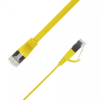 LinkIT Flach U/FTP Cat6A Gelb 5m (STP-FL6A-00500-GL)