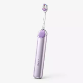 RANVOO PQ5 Pure Sonic Elektrische Zahnbürste, Lila, 5 Modi, 4 Bürstenköpfe, USB-Aufladung