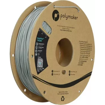 Polymaker PolyFlex TPU90 Flexibles TPU Filament 1,75 mm 750 g Grau PD02003