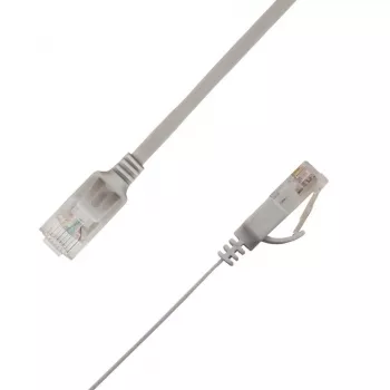 LinkIT Flaches U/UTP Cat6A Grau 0,2m Patchkabel UTP-FL6A-00020-GY