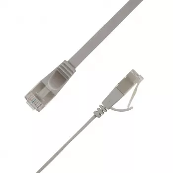 LinkIT Flachkabel U/UTP Cat6A Grau 4m AWG (UTP-FL6A-00400-GY)