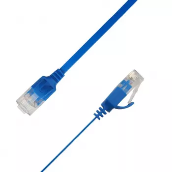LinkIT Flaches U/UTP Cat6A blaues 2,5m Netzwerkkabel (UTP-FL6A-00250-BL)