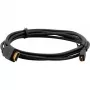 Kramer C-HM/HM/A-D-10 High-Speed HDMI-Kabel mit Ethernet, Micro HDMI auf HDMI, 3 m, 4K@60Hz, Schwarz 97-01116010