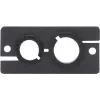 Kramer WCP-21 Wandplatteneinsatz - Kabeldurchführung - Schwarz (85-0002199)