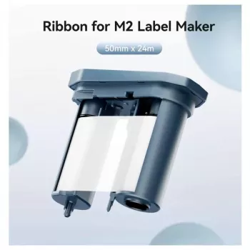 NIIMBOT 50 mm x 24 m weiße Thermodirekt-Etikrollen für D11, D110, D101 1EH00030101