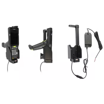 Brodit Aktivhalterung mit Top-Hold für Motorola MC3400/MC3450, Festinstallation, Schwarz 713425