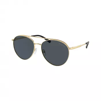 Michael Kors Damen-Sonnenbrille MK1138-101487 Goldfarbenes Gestell, dunkelgraue Gradientgläser 58mm