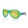 SHADEZ SHZ 44 Designer Blattdruck grüne Junioren-Sonnenbrille für Kinder 3-7 Jahre, UV400, bruchsicher