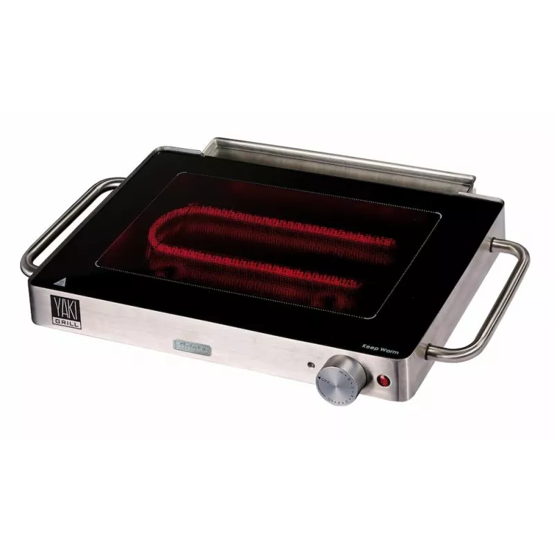 Ariete YAKI Elektrischer Tischgrill mit Keramikoberfläche, 800 W