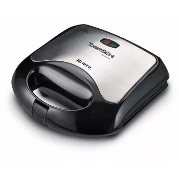 Ariete A1980 Sandwichmaker & Grill, 750 W, Schwarz/Silber