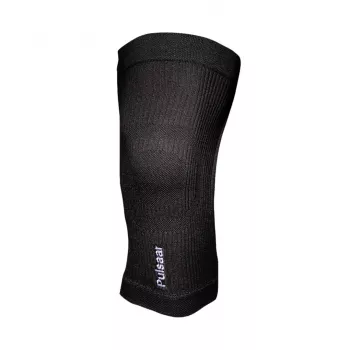 Pulsaar Active Kniebandage mit Bambuskohle und Germanium, Schwarz, Größe M