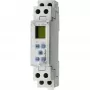 FINDER 127100240000 Digitale programmierbare Zeitschaltuhr, 1 Wechsler 16A, 24V AC/DC, DIN-Schiene