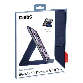 SBS Book Pro Folio Hülle für iPad Air 11 inch 2024 / 10,9 inch 2022 & 2020 - Blau TABKPROIPAIR10924B