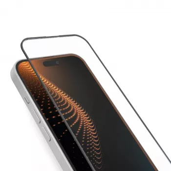 SBS Mobile Panzerglas Displayschutzfolie für Apple iPhone 16 / iPhone 15 / iPhone 15 Pro - 9H Härte, kratzfest, oleophob, blasenfrei, 1er-Pack TED3OSCRGLIP1661