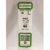 Evergreen Polystyrol-L-Profil 350 x 4 x 4 mm, 3 Stück, Weiß