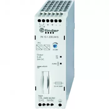 Finder 78.1D.1.230.2415 Hutschienen-Netzteil 24 V/DC 5,4 A 130 W