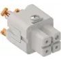 ILME CKSHF03 Buchseneinsatz 3P+PE Silber SQUICH 10A 400V