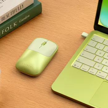 Satechi Slim EX Mouse – Kabellose Maus für zwei Geräte (Citrus)