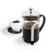 IBILI French Press Kaffeemaschine 350 ml, 3 Tassen, Borosilikatglas, Edelstahl
