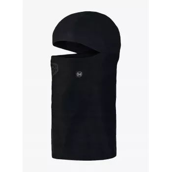 BUFF Thermonet Hinged Balaclava Kinder - Einfarbig Schwarz