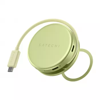 Satechi OntheGo 5-in-1 Multiport Adapter - USB-C Hub mit 4K HDMI, USB-C 5Gbps, USB-A 5Gbps, SD-Kartenleser, 60W PD Pass-through (Citrus)