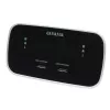 AIWA CRU-19RD Rotes Radiowecker mit FM/AM-Tuner, Doppelalarm, Snooze, Sleep-Timer, LED-Anzeige, Batterie-Backup