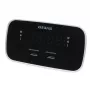 AIWA CRU-19RD Rotes Radiowecker mit FM/AM-Tuner, Doppelalarm, Snooze, Sleep-Timer, LED-Anzeige, Batterie-Backup