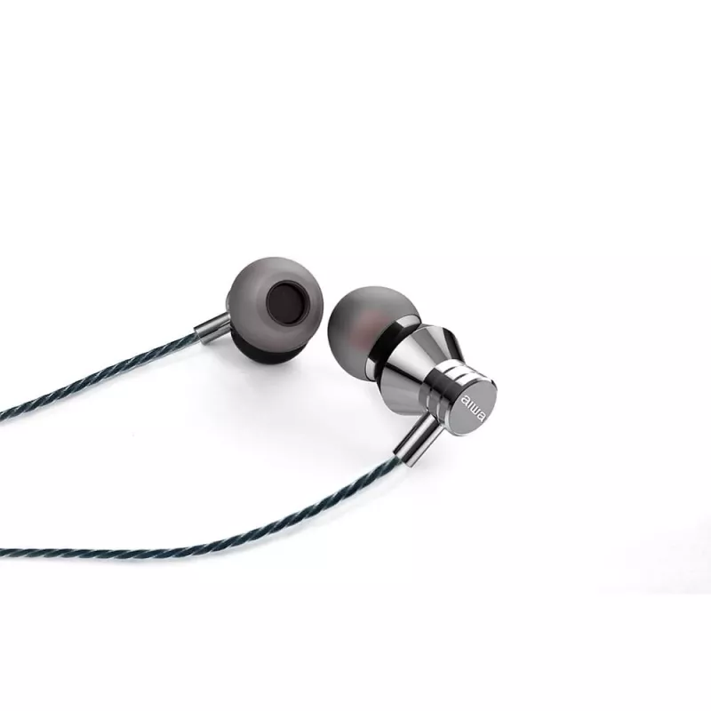 AIWA ESTM-50USB-C/SL In-Ear Stereo-Headset mit Mikrofon, USB-C, Silber